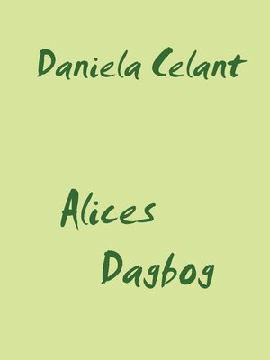 cover image of Alices Dagbog